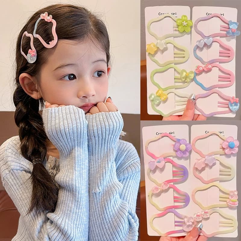 Crianças franja nuvem bb clipe meninas hairpin de alto valor testa bebê hairpin bonito Super bonito menina acessórios de