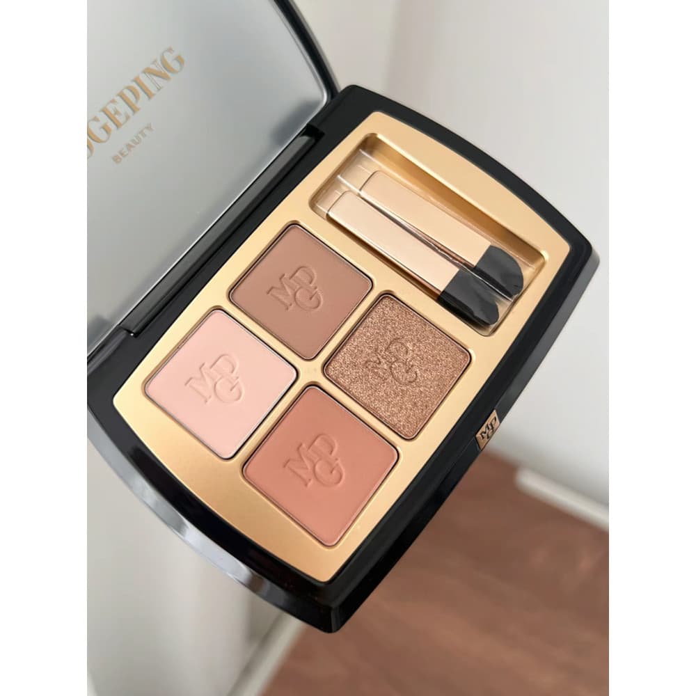 Mao Geping Shaping Crystal Color Eyeshadow Paleta de sombras de duas cores Cor da terra Matte Sombra de quatro cores Pro