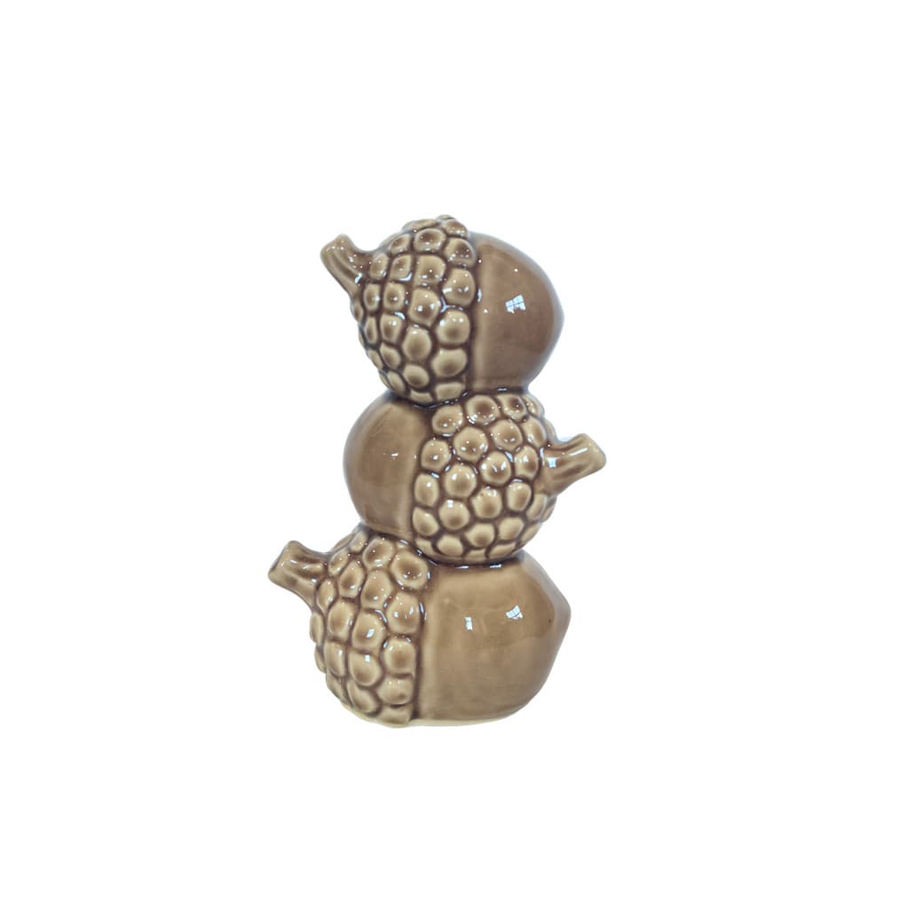 Noz Decorativa Tripla em Ceramica 13,5x9x19,5cm - TUUT