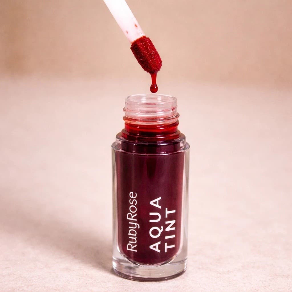 Lip Tint Hidratante Aqua Tint Ruby Rose Ácido Hialurônico e Alta Fixação