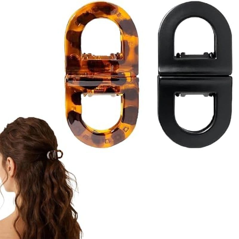 2 Peças De Grampos De Cabelo Magnéticos Para Mulheres , Clipes De Estilo Antiderrapantes De Fixação Forte , Design 2 Em