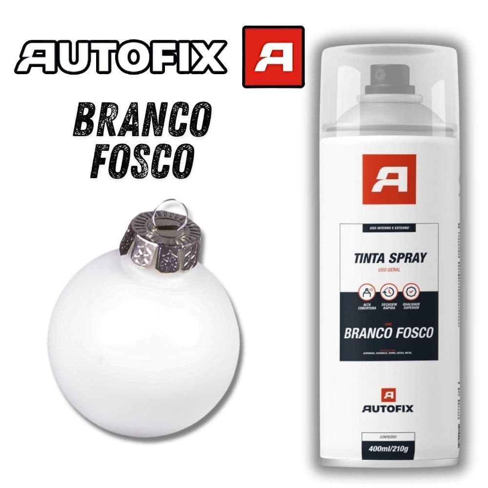 2 Tinta Spray Branco Fosco Uso Geral  400ml – imperdivel ok