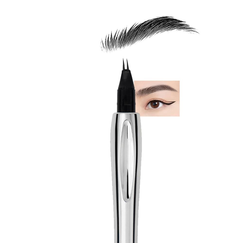 Lápis de Sobrancelha à Prova d'Água com 2 Pontas, Lápis de Sobrancelha para Microblading para Mulheres, Lápis de Sobranc