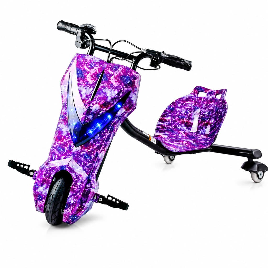 Triciclo Elétrico Drift 350w Infantil Bluetooth Led