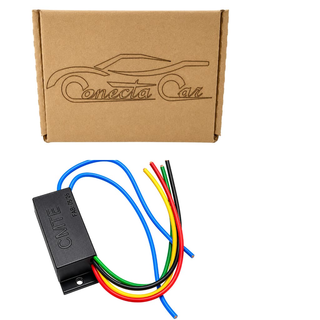 Modulo Temporizador Universal Acender Farol Destravar Veículo Conecta Car CMTF