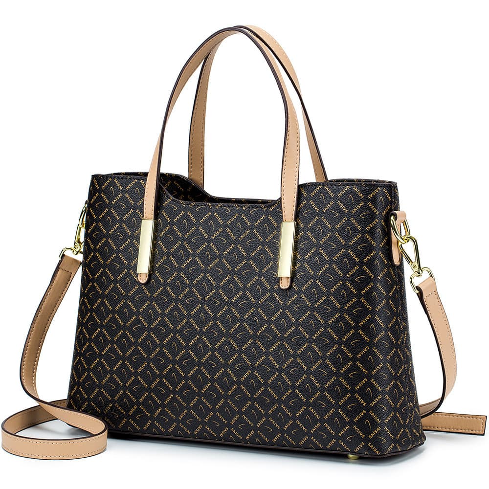 Novo estilo impresso senhoras bolsa grande capacidade High-End sacola Retro Commuter PVC bolsa de ombro