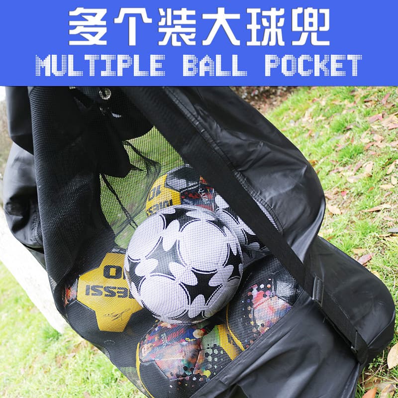 Bolso de bola grande bolso de rede de basquete 20 bola saco de bola de grande capacidade High-End negrito saco de rede f