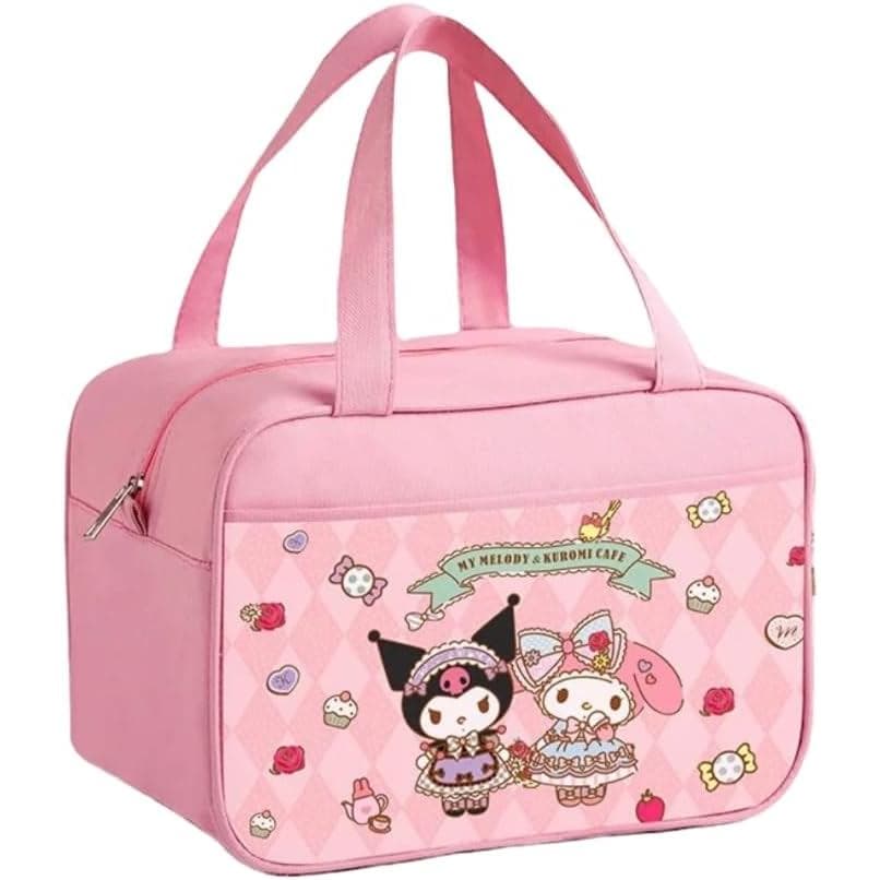 Bolsa térmica para almoço grande, isolada, à prova de vazamentos, portátil, à prova d'água, reutilizável, com design de