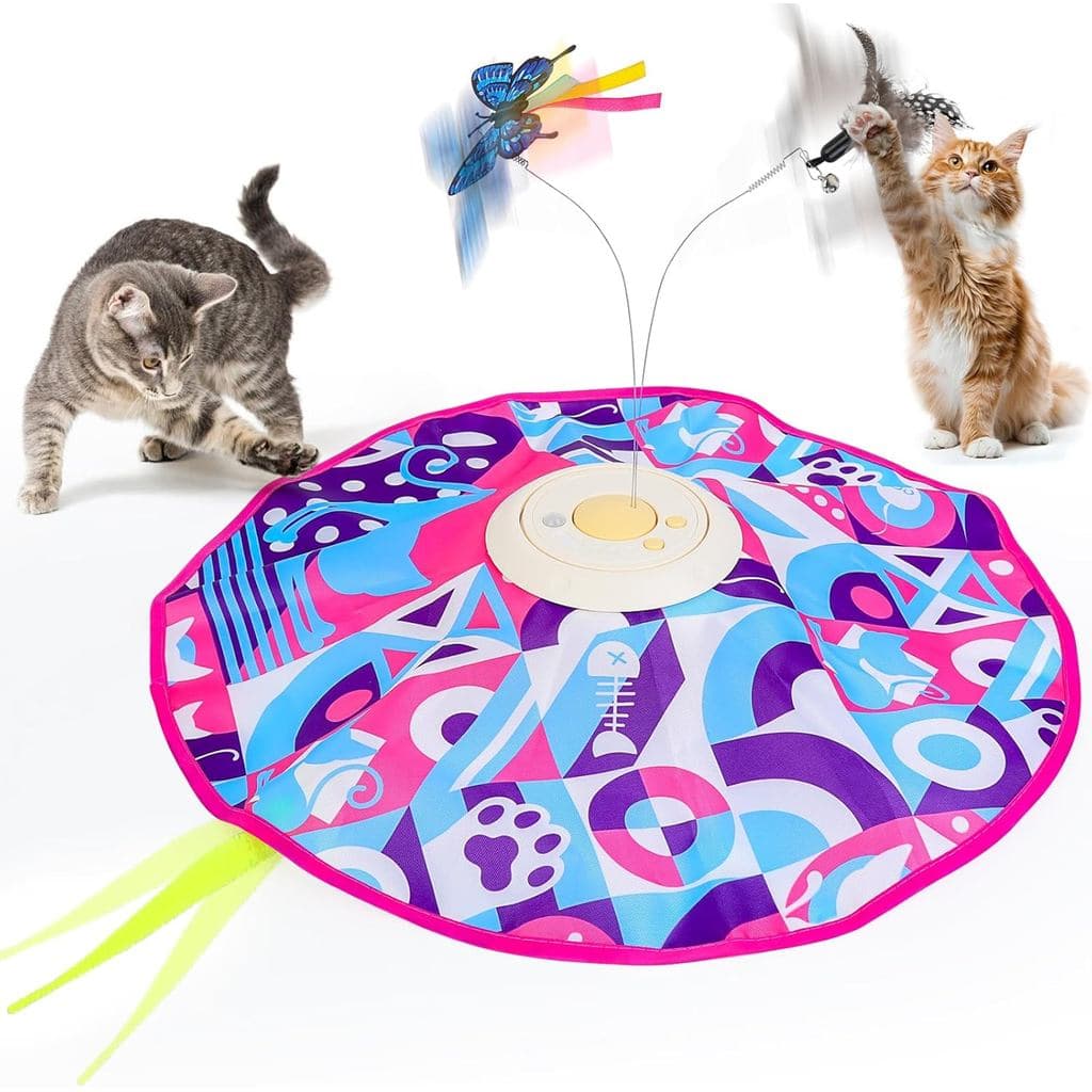 Brinquedos Recarregáveis para Gatos Wn's Day, Brinquedos Interativos para Gatos de Interior com Jogo de Esconder e Busca
