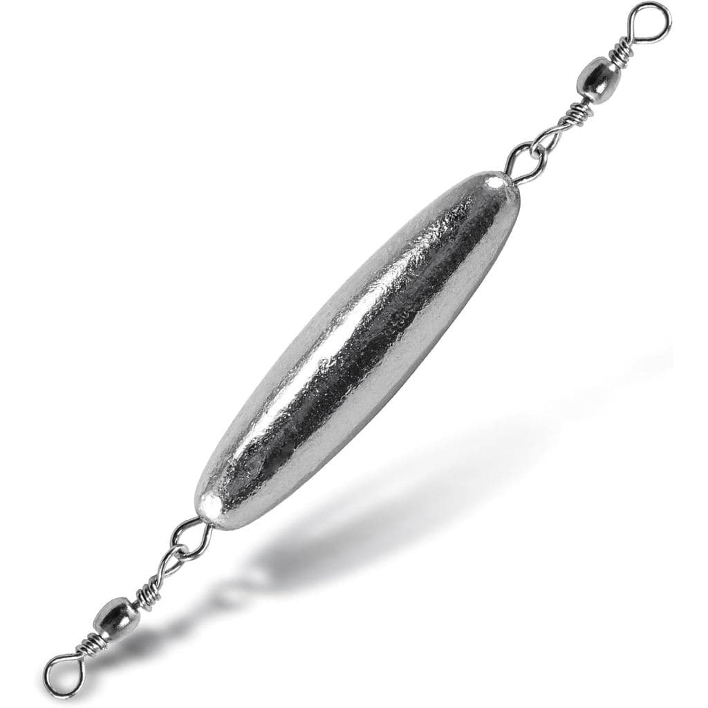 Dr.Fish Pacote com 10 Chumbadas de Pesca em Linha com Girador Duplo, Peso Torpedo, Chumbadas de Pesca com Anel Duplo par