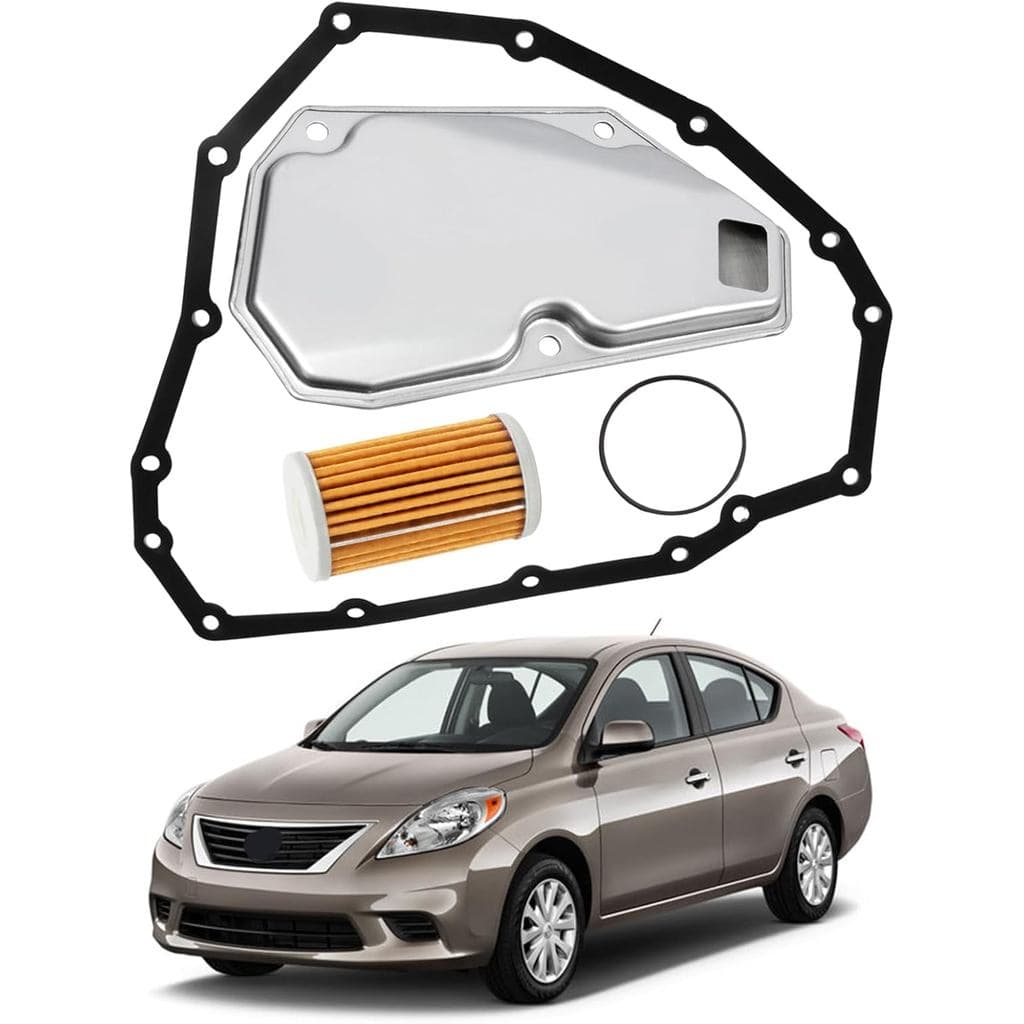 31728-3JX0A Kit de Filtro de Transmissão, Cárter de Óleo e Junta Compatível com Chevy Spark 2012-2015, Nissan Tiida 2013