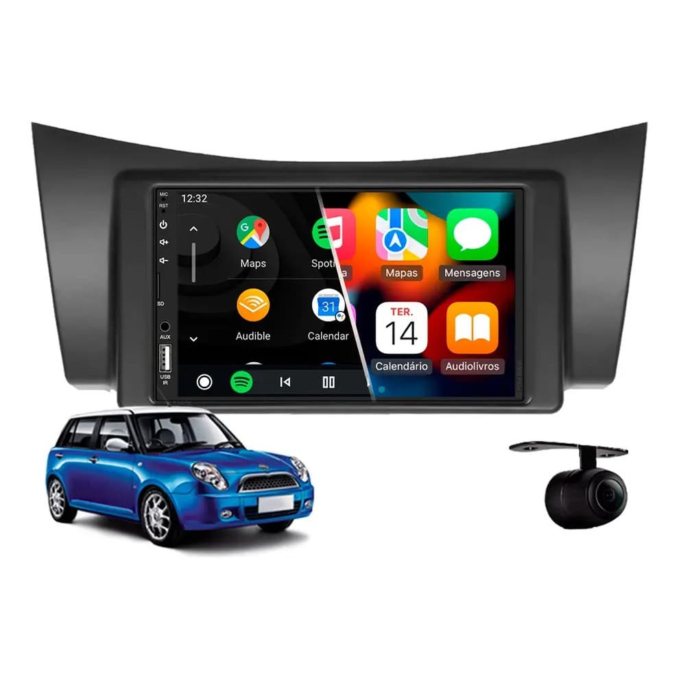 Central Multimídia Carplay Lifan 320 2010 À 2012