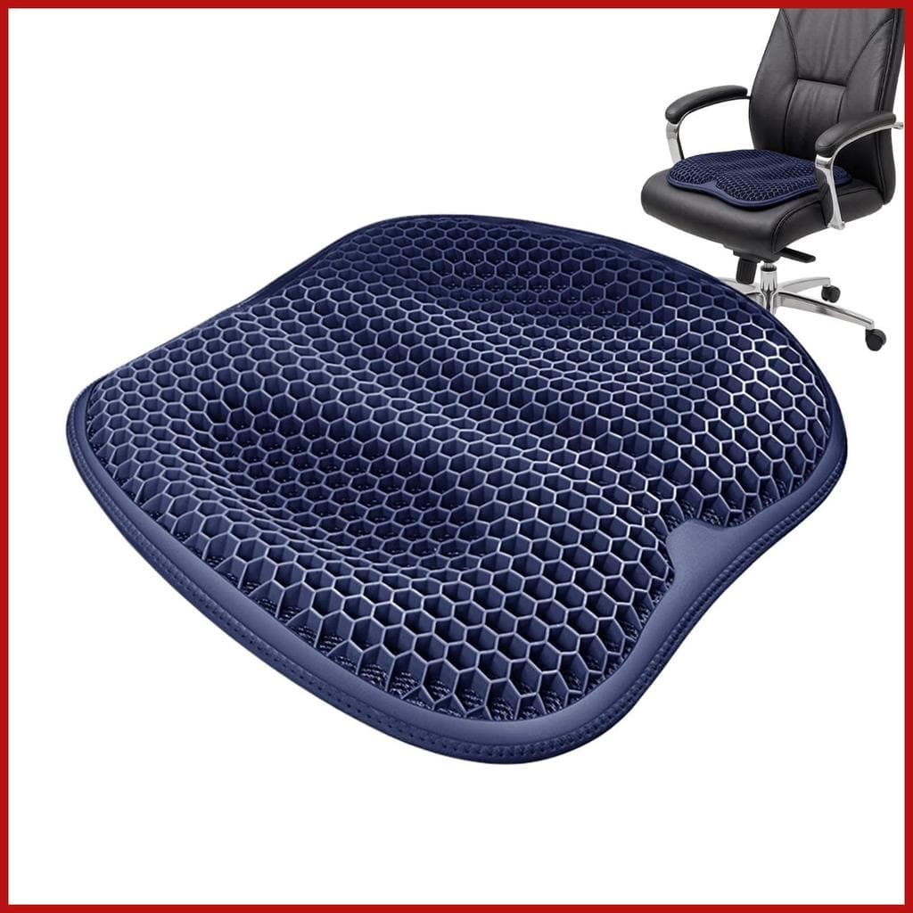 Almofada De Assento Em Gel Para Carro , Resfriamento , Respirável , Confortável , Cadeira De Computador , Escritório , R