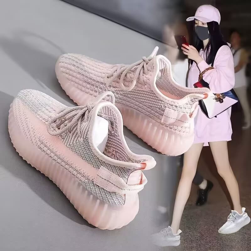 Sapatos de coco femininos primavera 2026 novo estilo de venda quente sapatos de rede malha respirável papai esportes sap