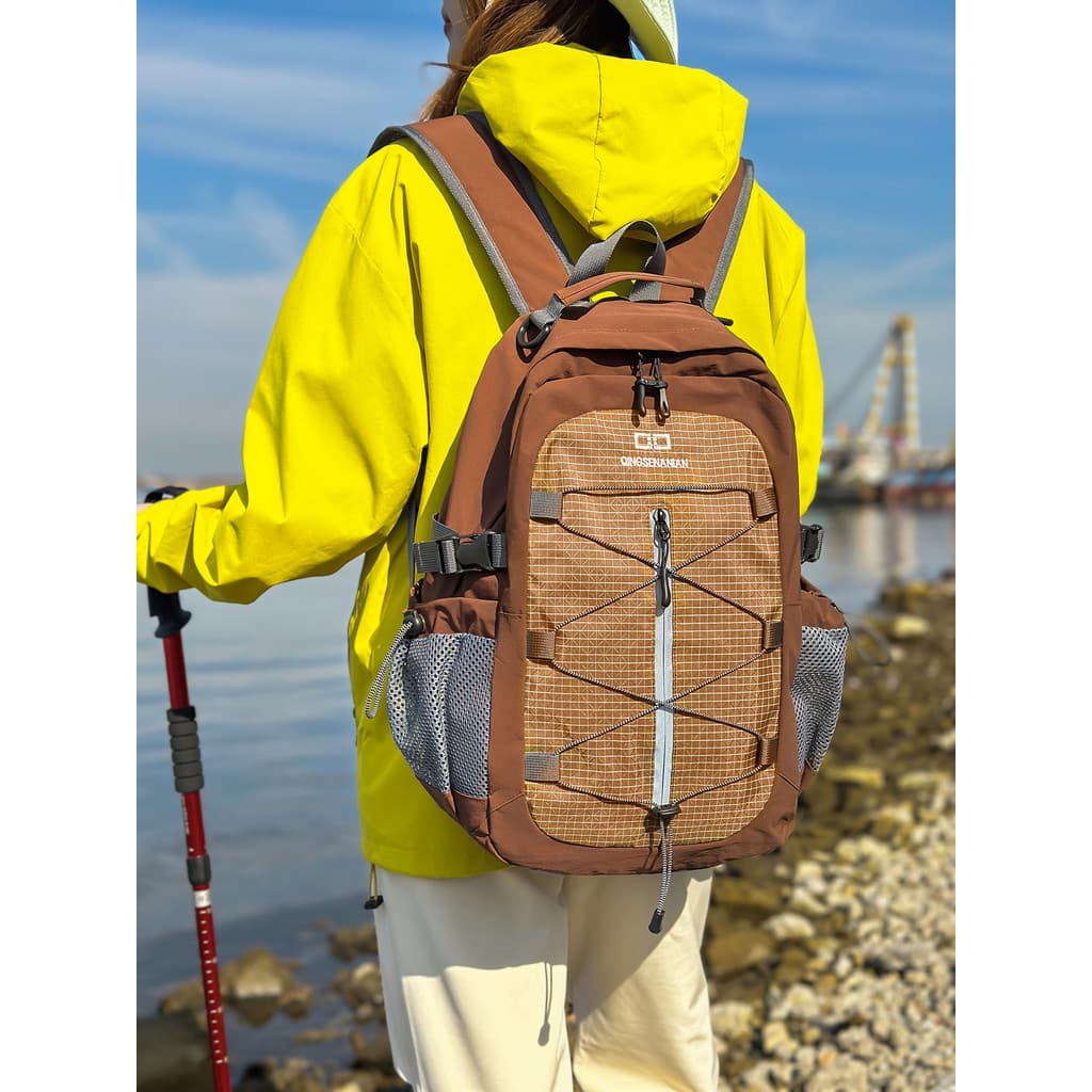Mochila ao ar livre masculina de grande capacidade caminhadas esportes mochila à prova dwaterproof água caminhadas saco