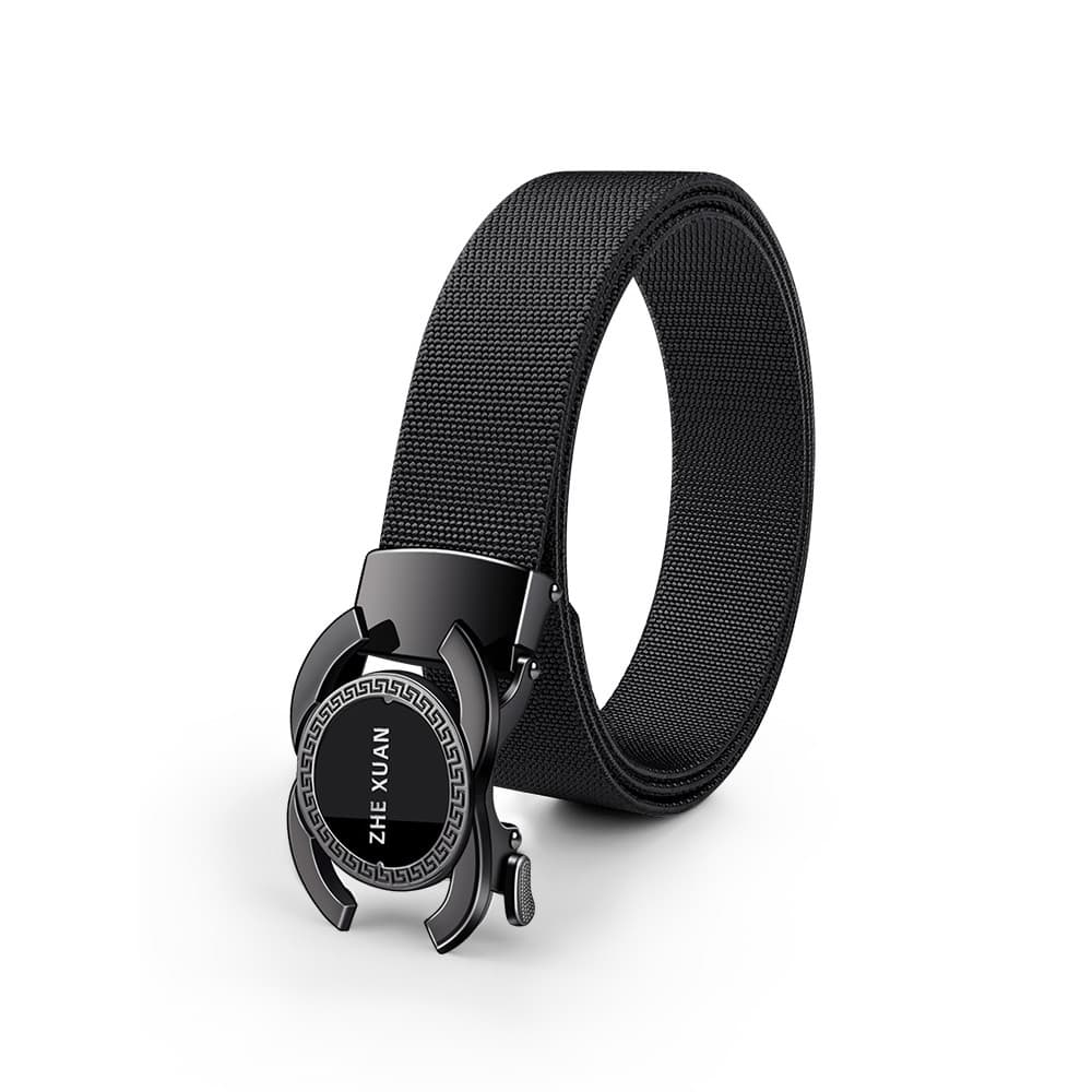 Hao cinto masculino Casual All-Match alongado trançado elástico cinto masculino moda ao ar livre calças cinto simples na