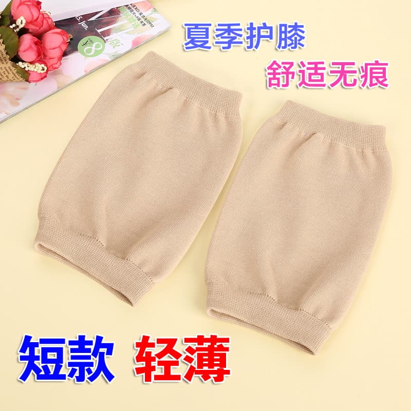 Joelheiras de verão para manter o calor, mulheres curtas, estilo fino, roupa interna, sem costura, cobertura conjunta, p