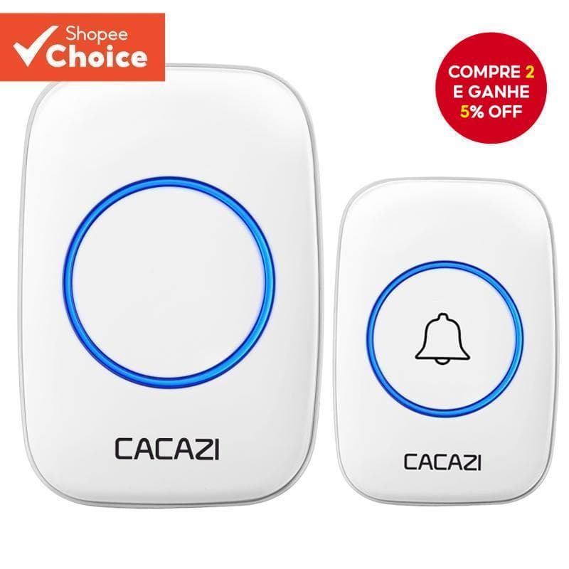 Campainha Sem Fio DC De Chamada À Prova D'água Doméstica Com 36 Toques , Adequada Para Casa , Apartamento , hotel E Outr