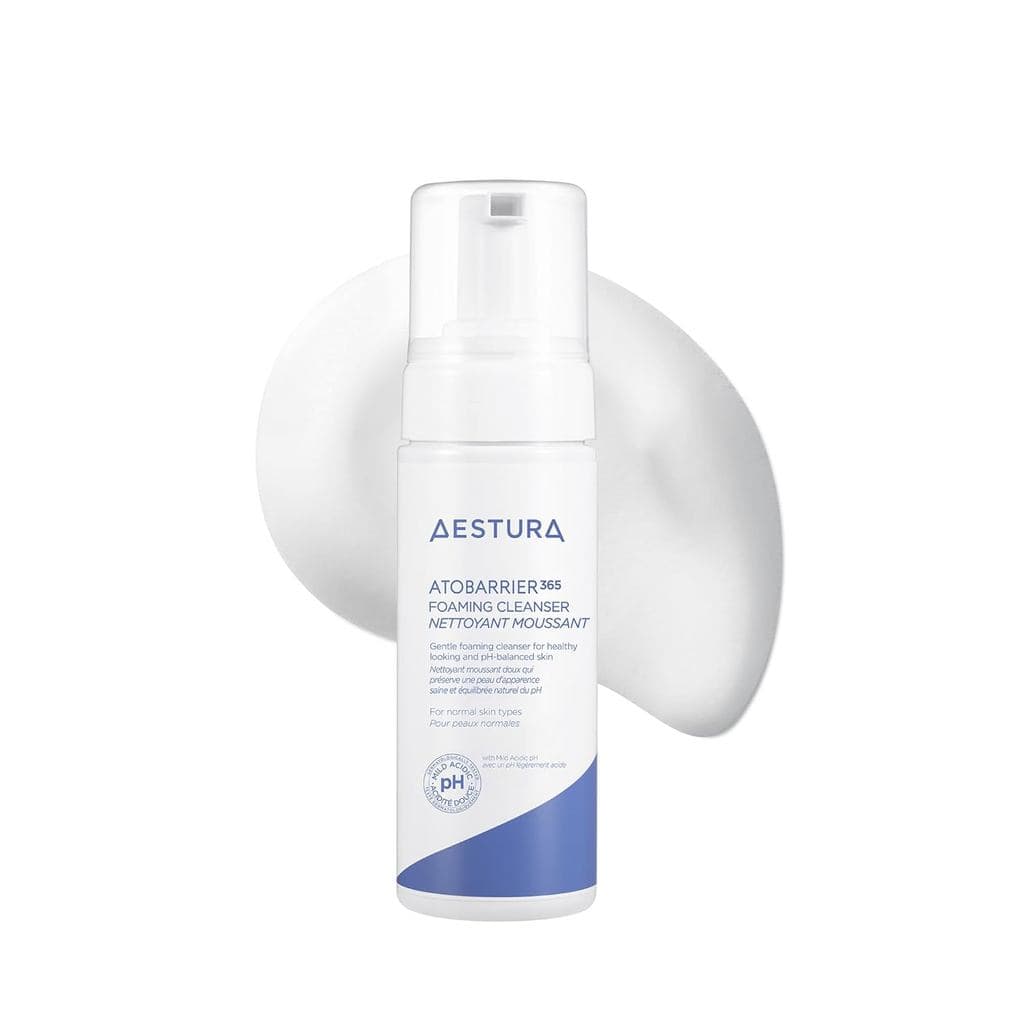 AESTURA ATOBARRIER365 Limpador Espumante Suave com pH Balanceado e Ceramidas |   Gel de Limpeza Facial Coreano para Repa