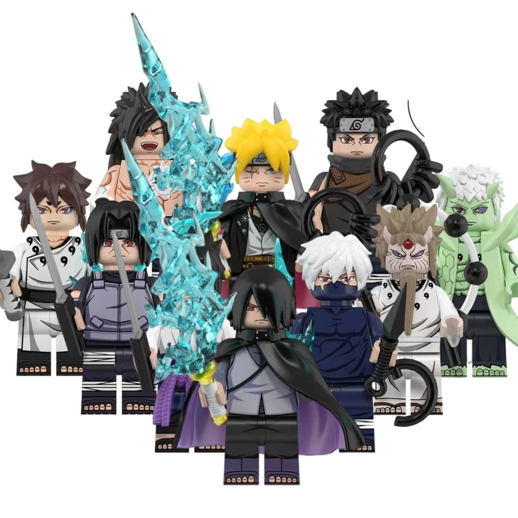 WM3141 WM3142 WM6155 WM6154 WM6153 WM6152 Anime Action Figure Brinquedo De Coleção De Blocos De Construção Para Crianças