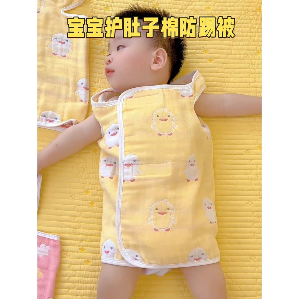 Saco de dormir crianças médio grande crianças bebê dormir anti-choque fino anti-chute colcha proteção da barriga do bebê