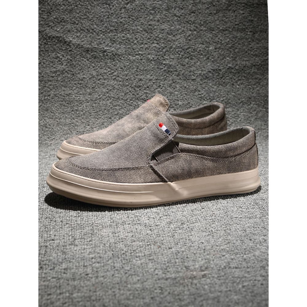 Sapatos masculinos 2025 primavera outono respirável velho pequim sapatos de pano de sola grossa tênis casuais deslizamen