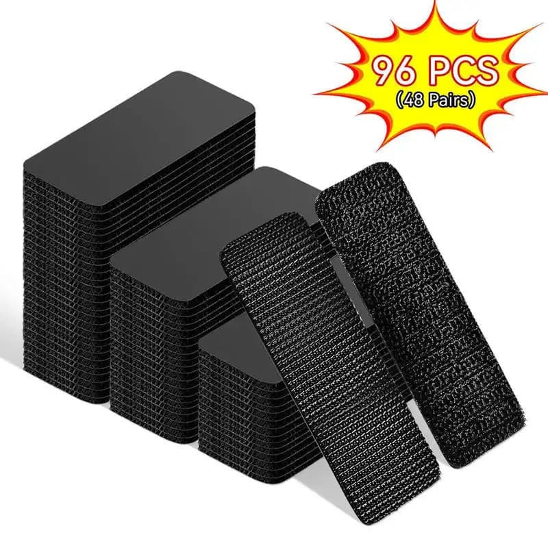 Fita adesiva resistente TAKOO96PCS, fita adesiva reutilizável de dupla face, adequada para pendurar na parede, molduras