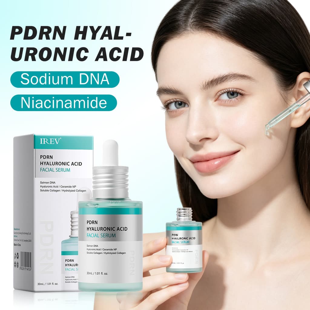 Soro Facial De Ácido Hialurônico PDRN 30ml , Essência Antienvelhecimento E Hidratante Profunda Para Reparo Da Pele Com D