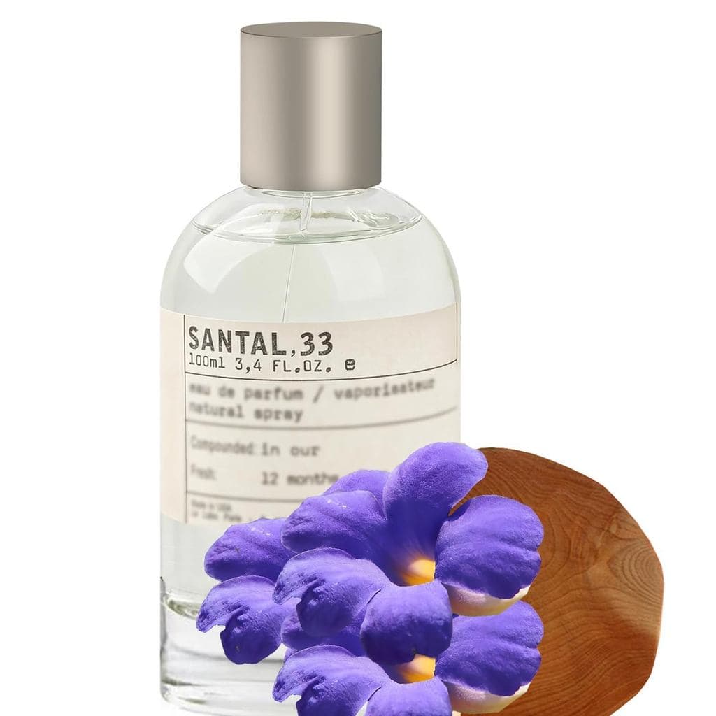 33SANTAL, Spray de Perfume, Ioni New York, Para Homens e Mulheres, 3.4 fl oz (100ml), Fragrância de Longa Duração