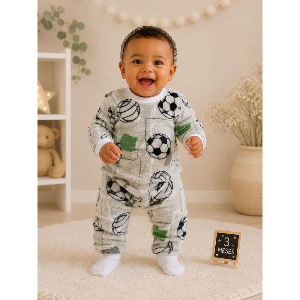 Conjunto de Frio para Bebê Menino Pelucinha