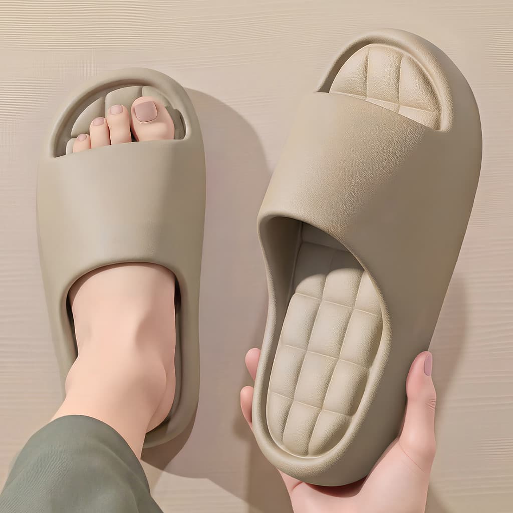 Pisando na merda chinelos homens verão 2026 novo estilo interior casa banheiro Anti-deslizamento desodorante massagem ev