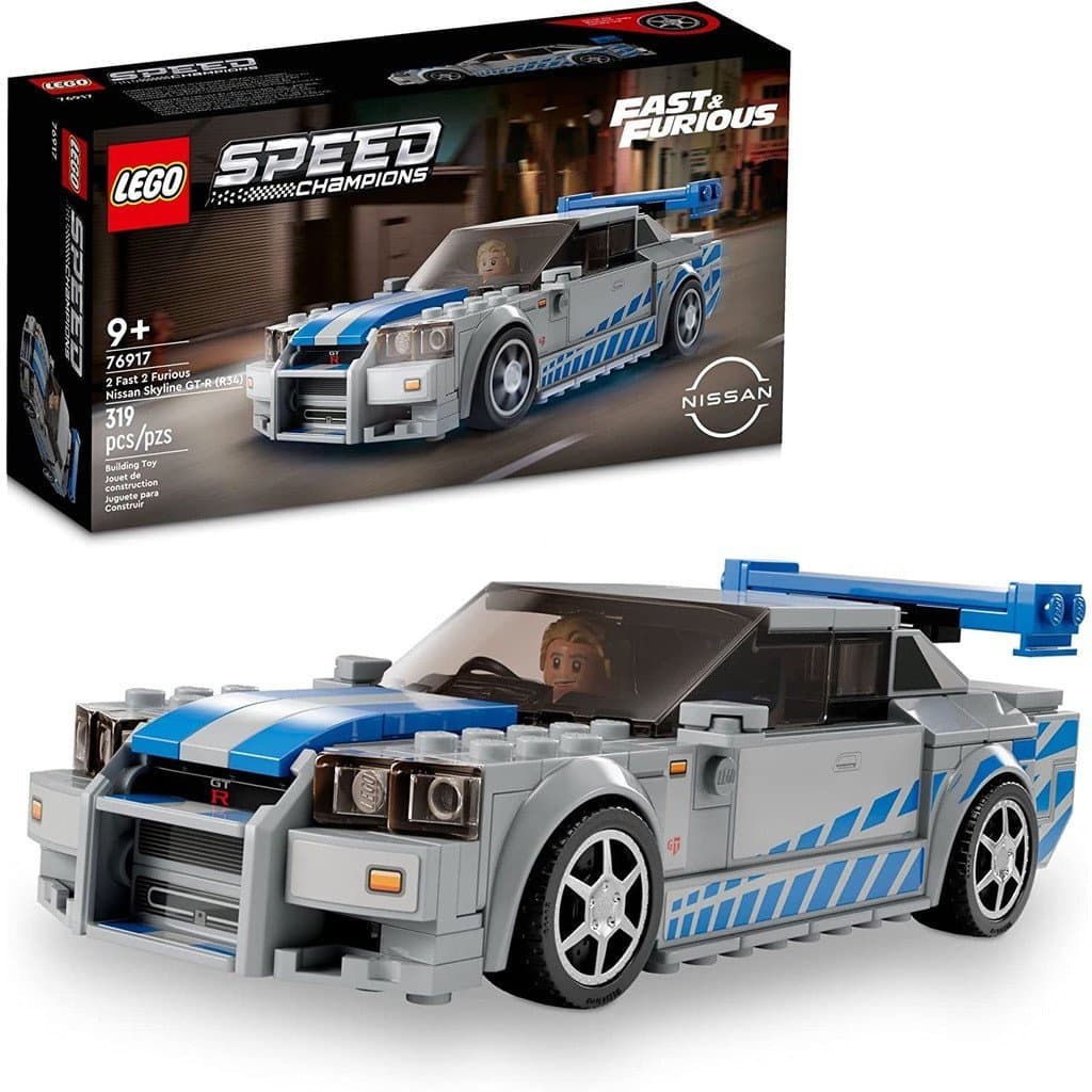 Lego Speed Champions 76917 Velozes e Furiosos Nissan Skyline GT-R (319 peças)