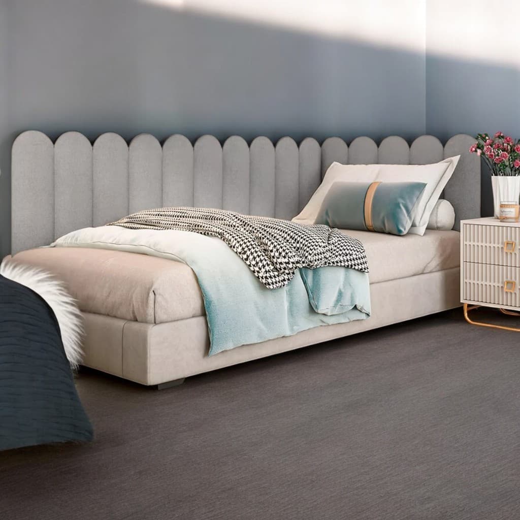 Kit Cabeceiras de Cama Estofada Nuvem  Cama Casal Queen King Solteiro Infantil Sofa Envio Imediato