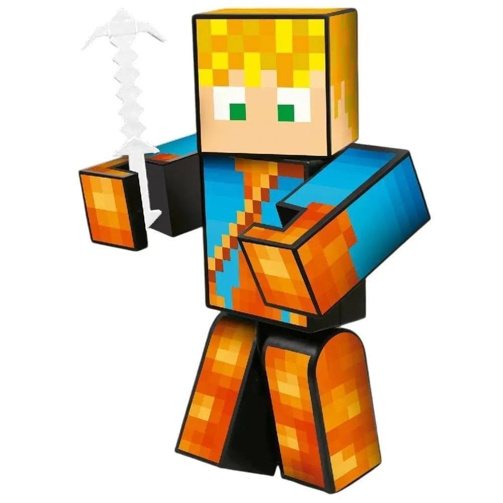 Boneco Lopers Com Acessórios Youtuber Gamer Skin Minecraft Algazarra