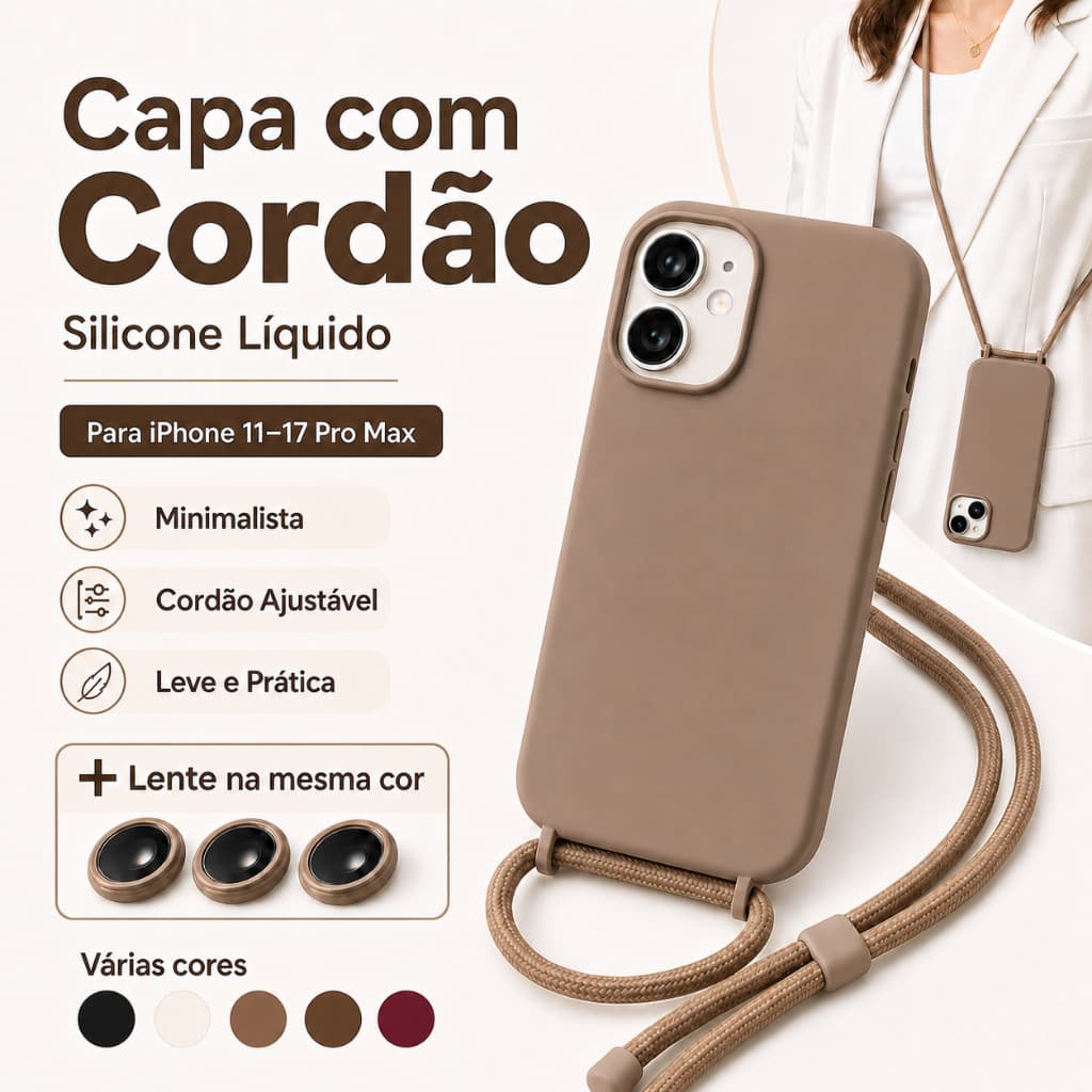 Monee Case Cover with Lanyard Capa Capinha Para iPhone 17 17 Air 16E 15 14 13 12 11 Pro Max TPU Velvety Anti-shock