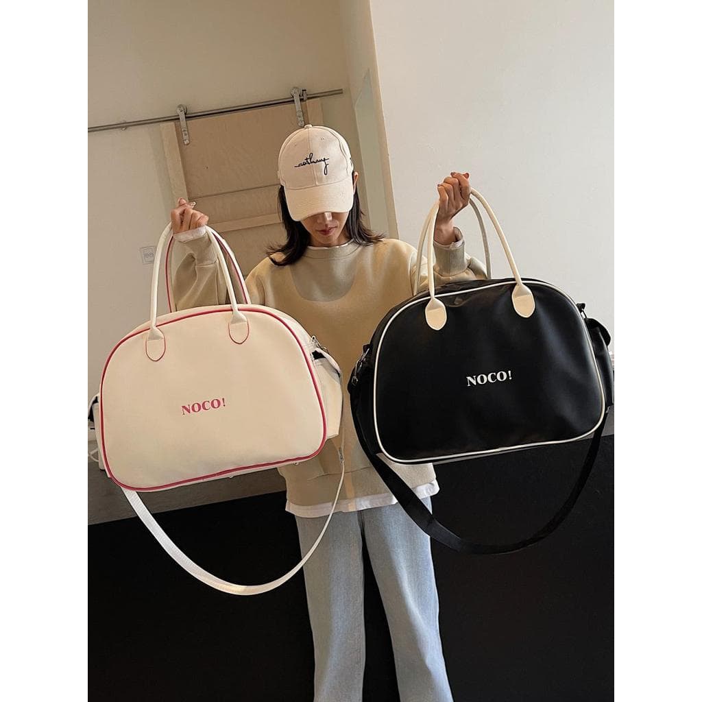 Saco de esportes feminino saco de viagem saco de bagagem de Fitness feminino leve grande capacidade portátil de curta di