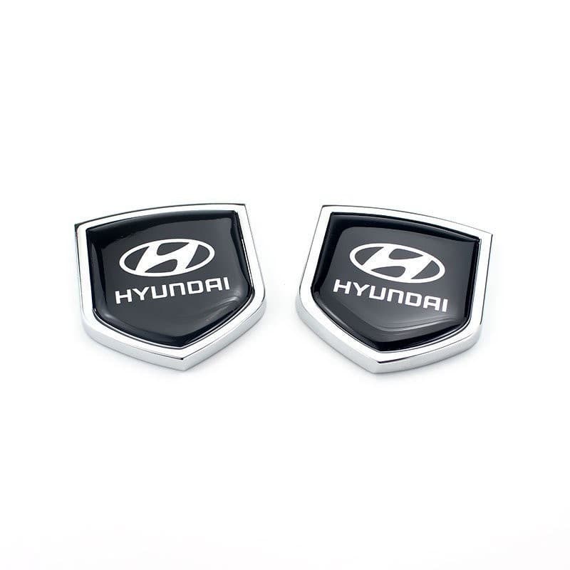 2 peças de adesivos para carros adequados para Accent Reina Starex Kona Tucson Sta.fe Elantra Eon Sonata Ioniq Palisade