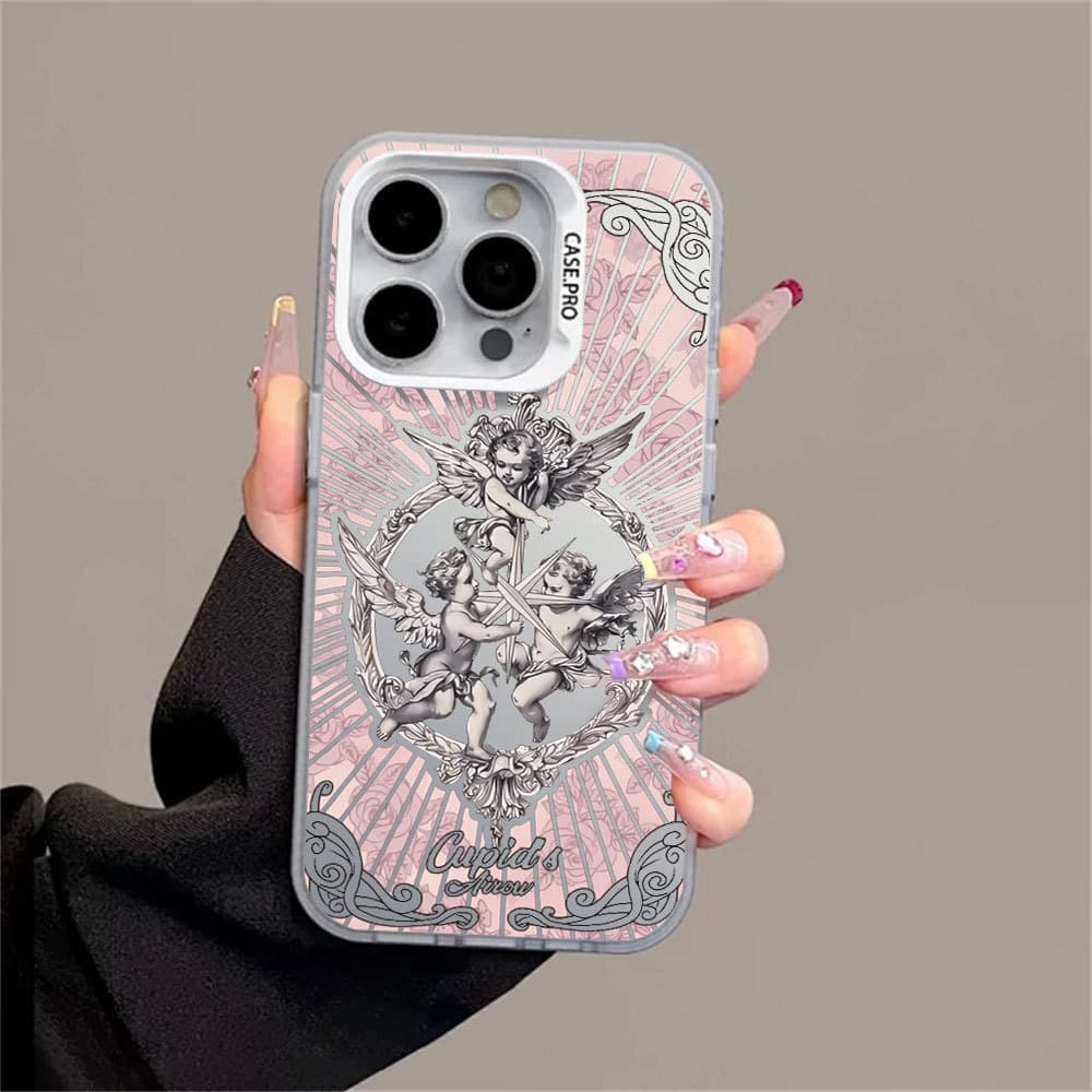 Adequado Para Samsung A56 A36 A55 A54 A16 A15 A14 A05S A52 A34 A35 A32 A13 S24 S23 FE Cupido Vintage De Alta Qualidade E