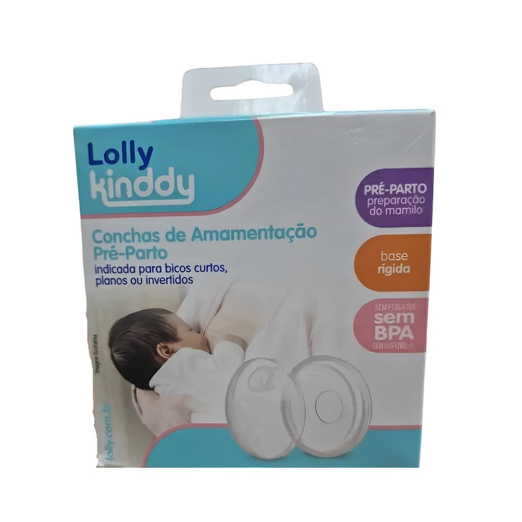 CONCHA DE AMAMENTAÇÃO PRÉ PARTO RÍGIDA - LOLLY KINDDY