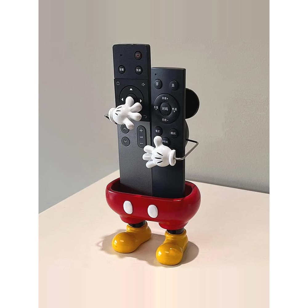 Bonito Mickey caixa de armazenamento controle remoto prateleira caneta titular sala estar criativo decoração Desktop orn