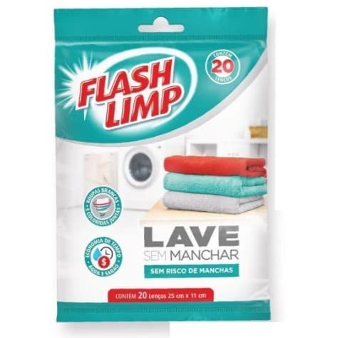 Len�o Antimanchas Lave Roupas Coloridas Sem Manchar