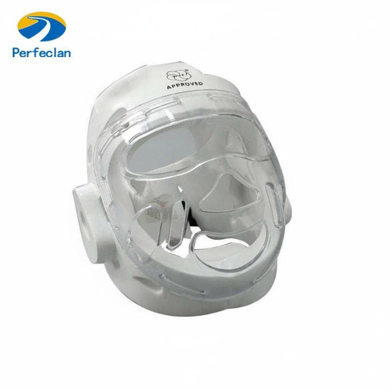 Capacete Ajustável Perfeclan Com Proteção De Orelha E Rosto De Karatê Para Uso Em Sessão De Prática De Artes Marciais