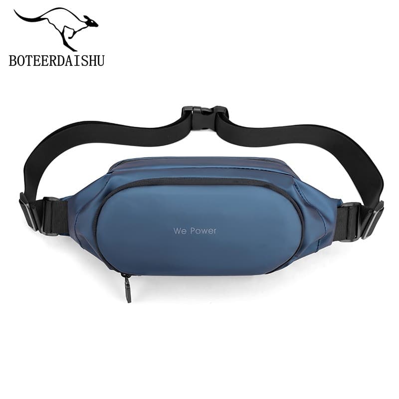 Bolsa mensageiro masculina, bolsa de celular 2025, novo estilo, Casual, esportiva, cintura, grande capacidade, bolsa de