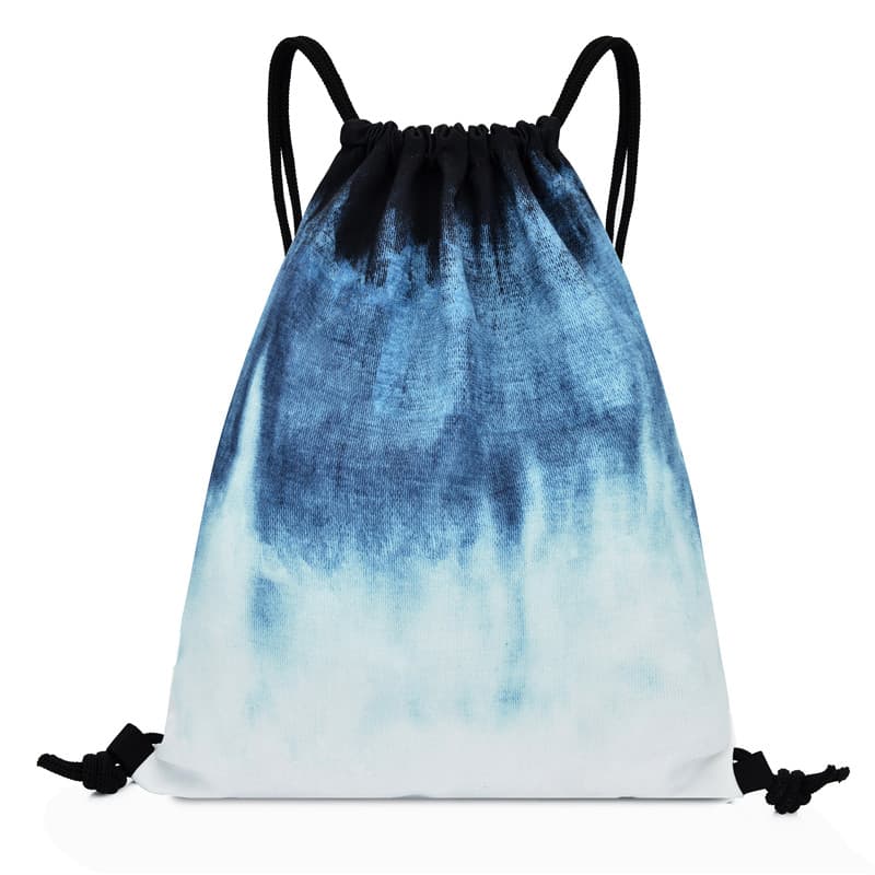 Saco de cordão de lona mochila feminina 2026 novo estilo saco de cordão saco de esportes masculino pequena mochila simpl