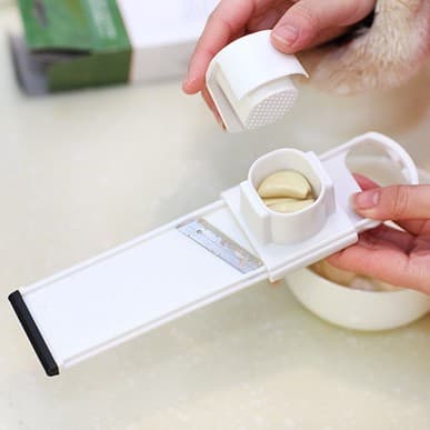 Utensílio doméstico para cebola, prensa de vegetais em aço inoxidável para gengibre e alho, fatiador de alho, cortador d