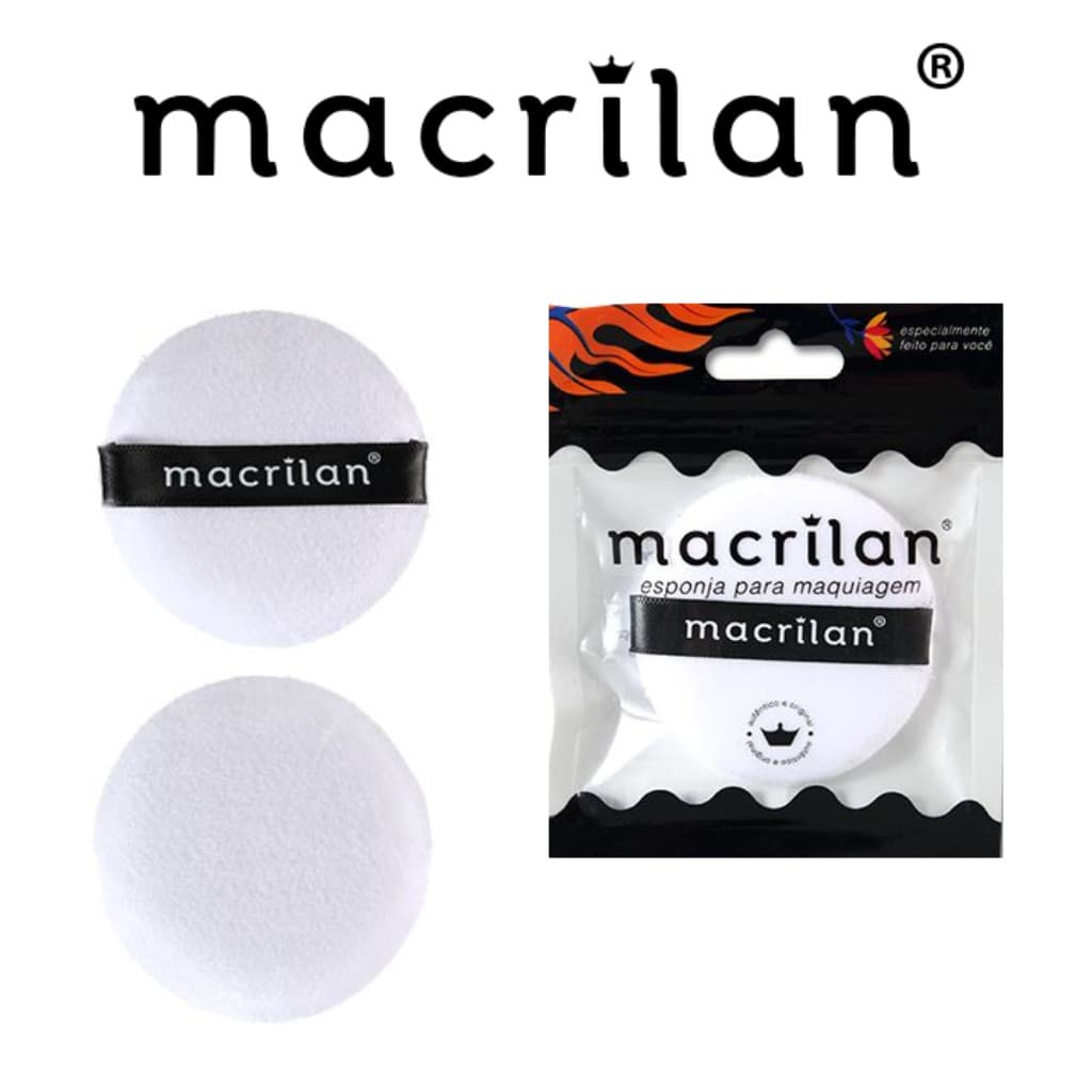 Esponja Para Maquiagem Puff EP01 - MACRILAN