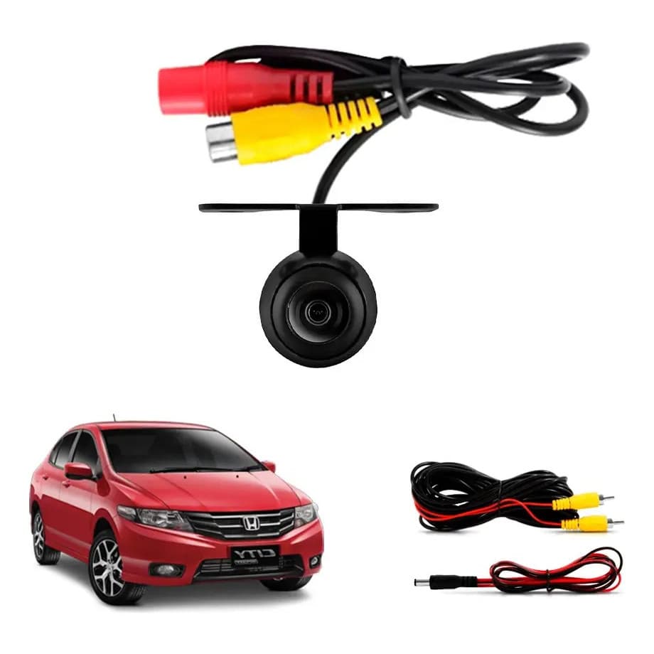 Camera De Ré Borboleta Hd Honda City 2010 2011 2012