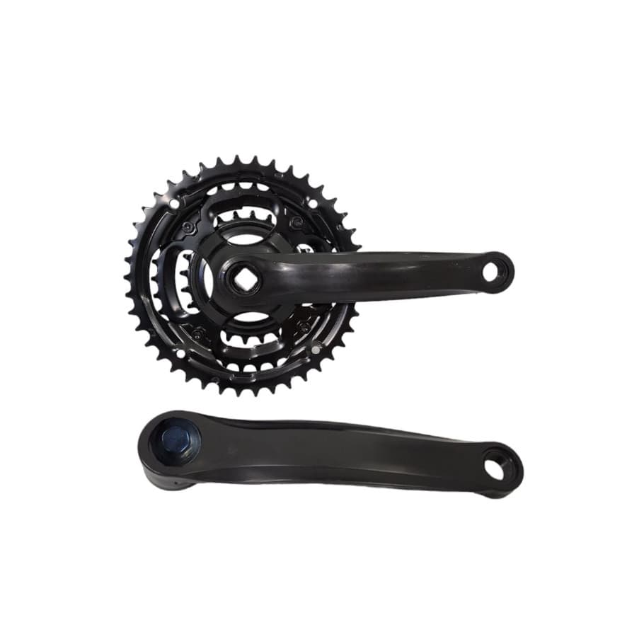 Pedivela Triplo Aço Preto 24/34/42 Importado Coroa Tripla
