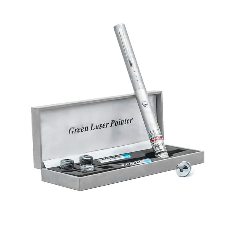 Caneta Laser Pointer Prata