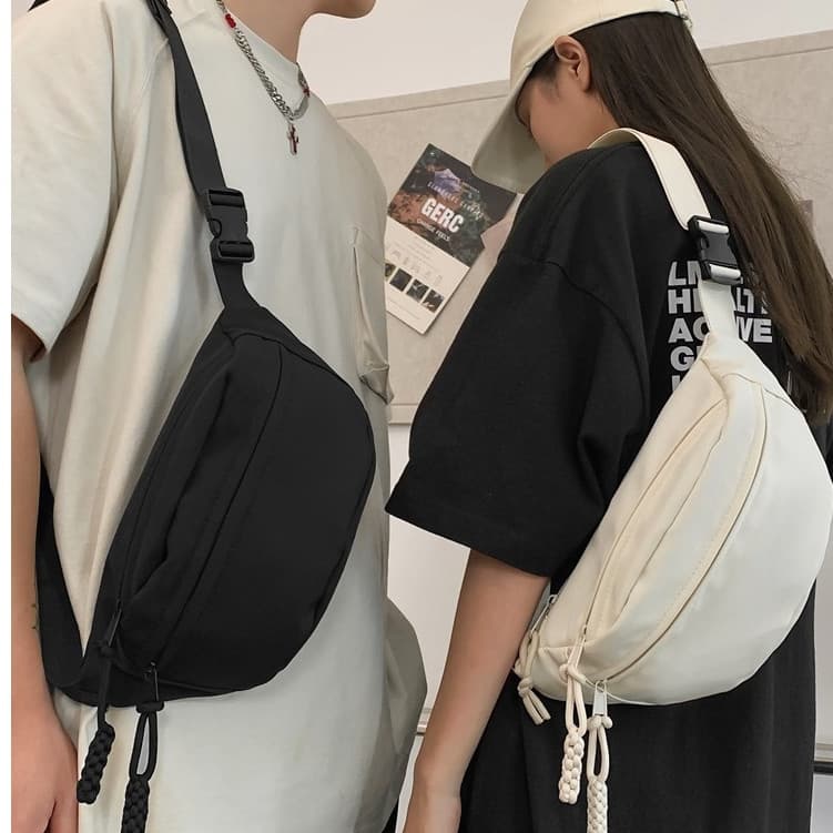 Pochete Crossbody Unissex Impermeável Design Compacto Leve e Funcional para Rotina e Viagens